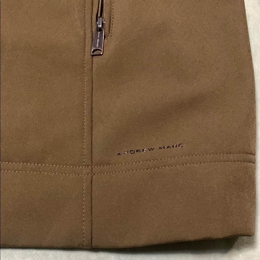 Women's Andrew Marc Olive Jacket Size M - Picture 4 of 5